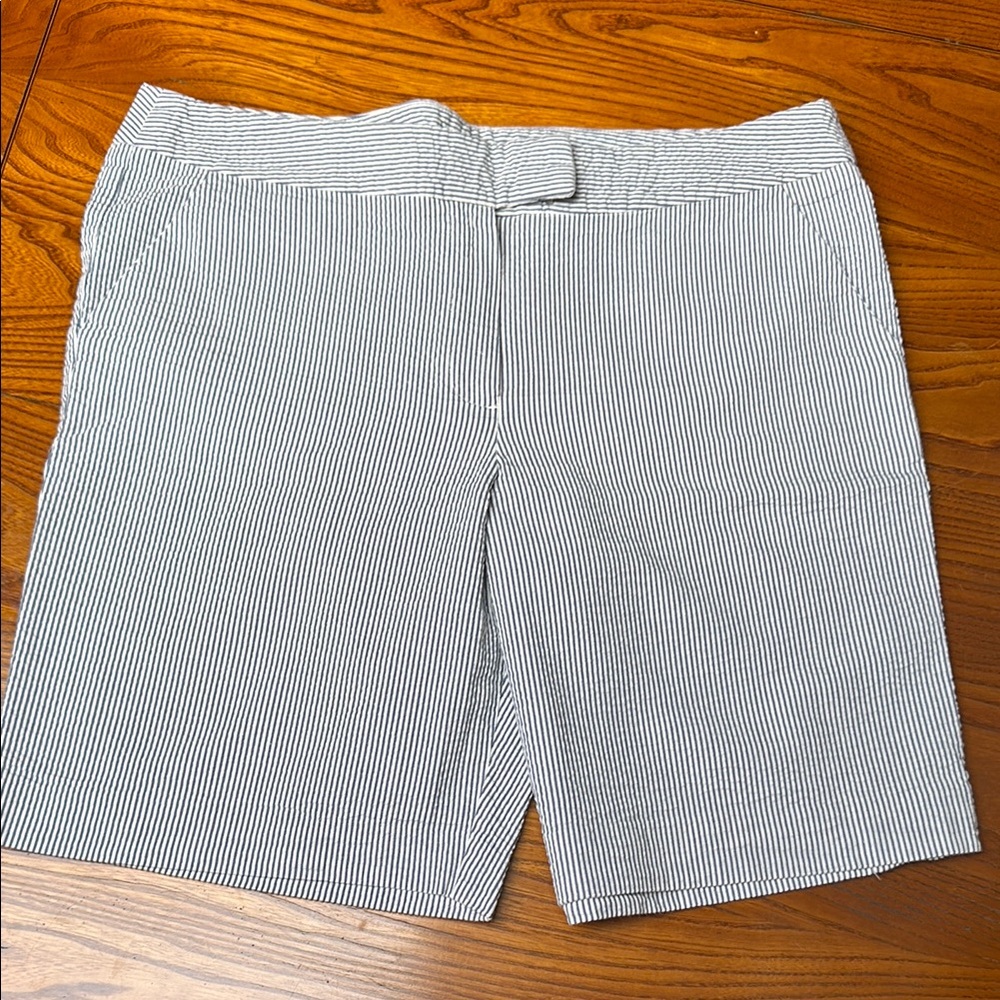 Seersucker Bermuda Shorts